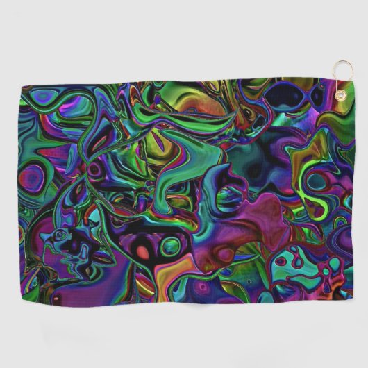 Brain Melt Golfhanddoek (Horizontaal)