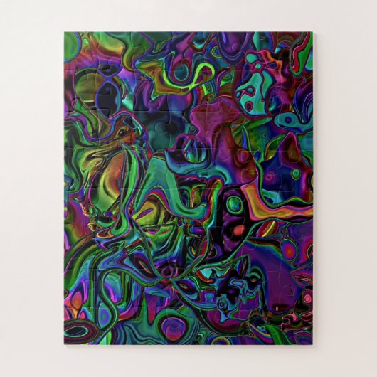 Brain Melt Jigzaag Puzzle Legpuzzel (Verticaal)