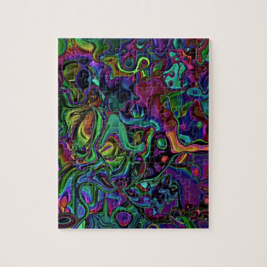 Brain Melt Jigzaag Puzzle Legpuzzel (Verticaal)
