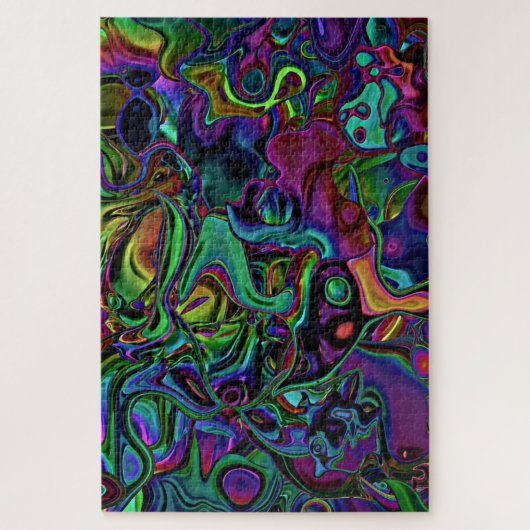 Brain Melt Jigzaag Puzzle Legpuzzel (Verticaal)