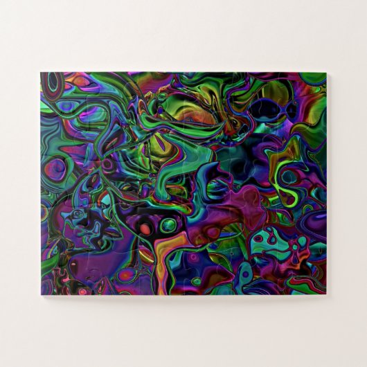 Brain Melt Jigzaag Puzzle Legpuzzel (Horizontaal)