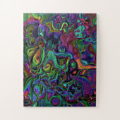 Brain Melt Jigzaag Puzzle Legpuzzel (Verticaal)