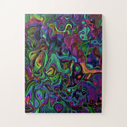 Brain Melt Jigzaag Puzzle Legpuzzel (Verticaal)