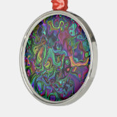 Brain Melt Keramisch Ornament (Links)