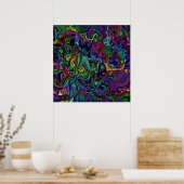 Brain Melt Poster (Keuken)