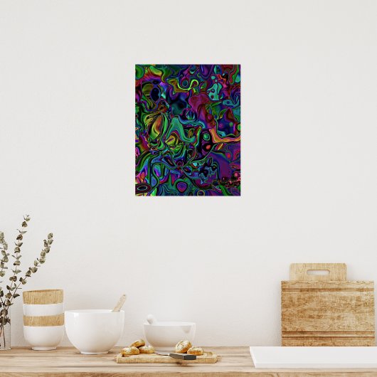 Brain Melt Poster (Keuken)
