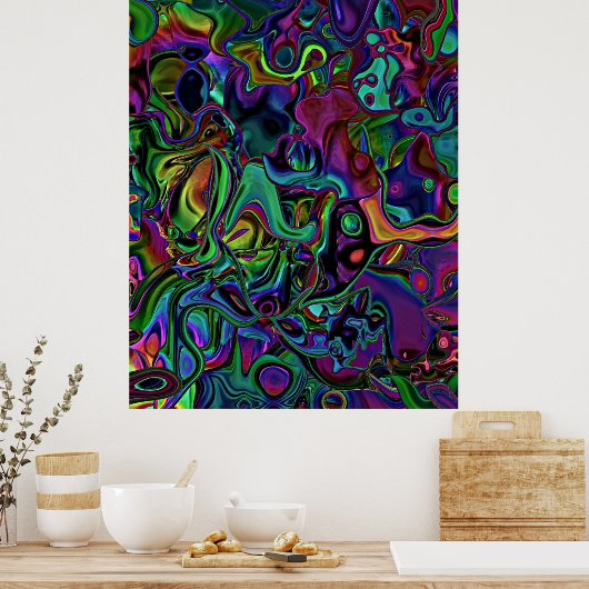 Brain Melt Poster (Keuken)