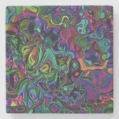 Brain Melt Stenen Onderzetter (Voorkant)