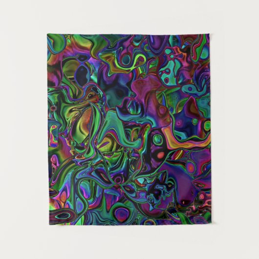 Brain Melt Tapestry Wandkleed (Voorkant)