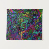 Brain Melt Tapestry Wandkleed (Voorkant (horizontaal))