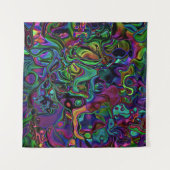 Brain Melt Tapestry Wandkleed (Voorkant (horizontaal))