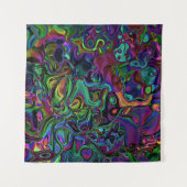 Brain Melt Tapestry Wandkleed (Voorkant)