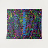 Brain Melt Tapestry Wandkleed (Voorkant (horizontaal))