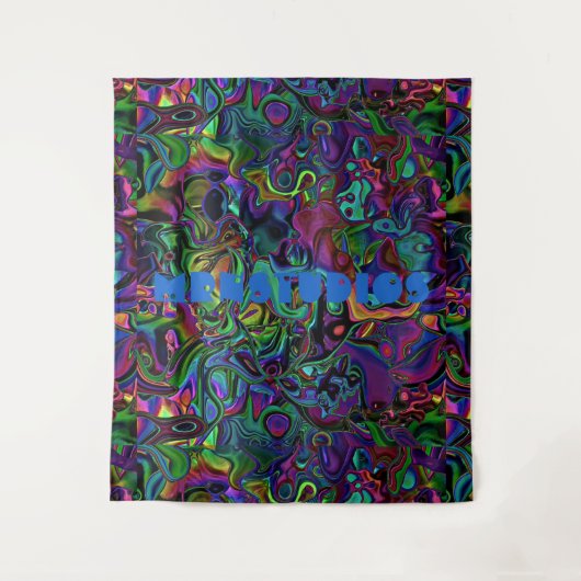 Brain Melt Tapestry Wandkleed (Voorkant)