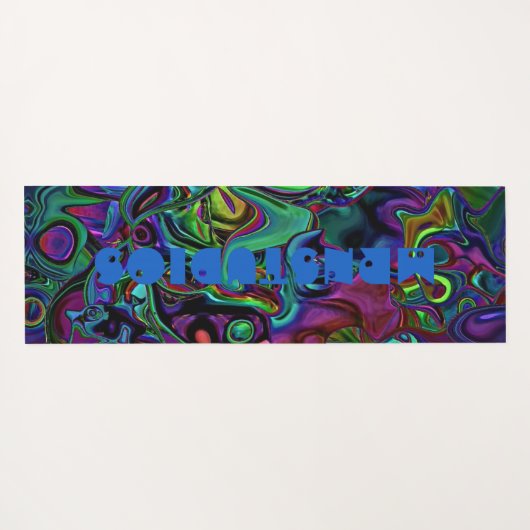 Brain Melt Yoga Mat (Achterkant (horizontaal))