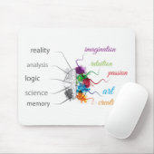 Brain Mousepad Muismat (Met muis)