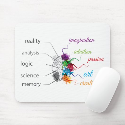 Brain Mousepad Muismat (Met muis)