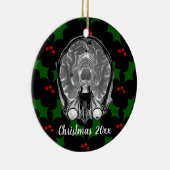 Brain MRI Kerstmis Keramisch Ornament (Rechts)
