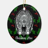 Brain MRI Kerstmis Keramisch Ornament (Links)