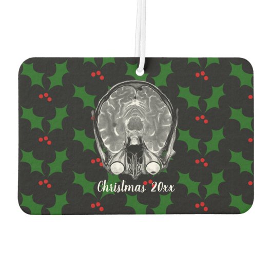 Brain MRI Kerstmis Luchtverfrisser (Achterkant)