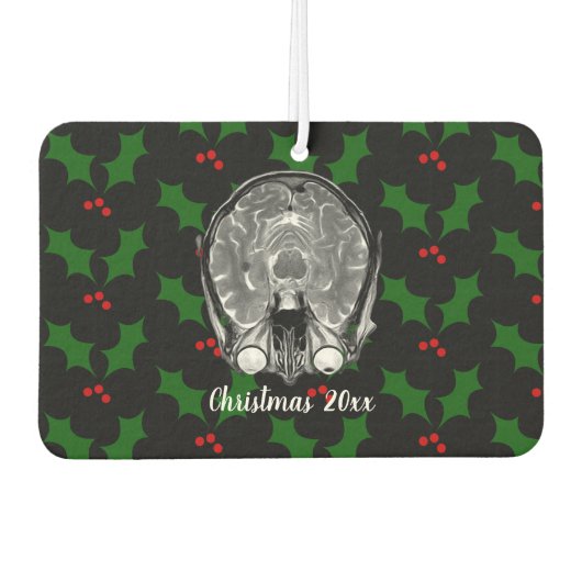 Brain MRI Kerstmis Luchtverfrisser (Voorkant)