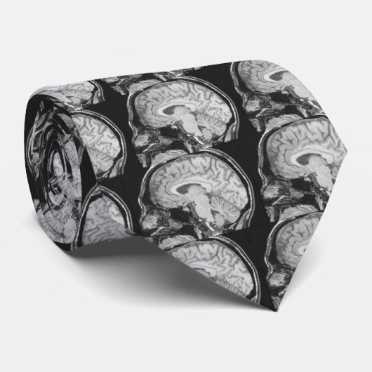 Brain - MRI Stropdas (Opgerold)