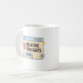 Brain negative thoughts delete koffiemok (Voorkant links)