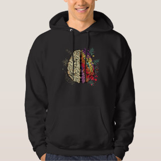 Brain Nervous system Right Left Brain Memory Brain Hoodie
