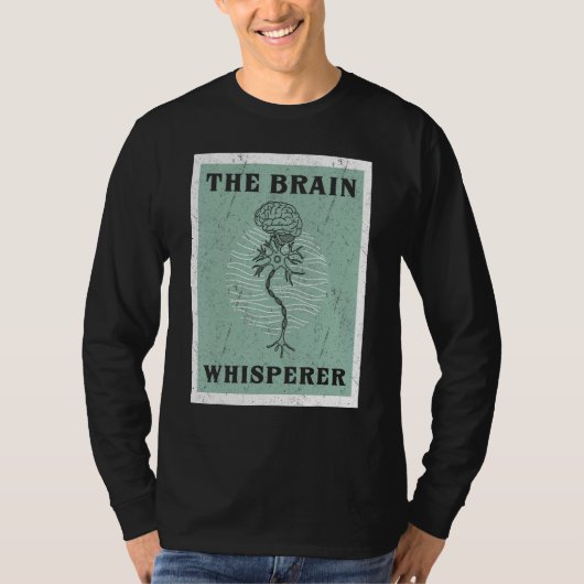 Brain neurons sciences neuroscience neurology anat t-shirt (Voorkant)