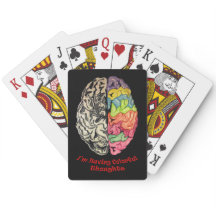 Brain on Deck Playing Cards