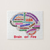 Brain on Fire Autoimmune Encephalitis Puzzle Legpuzzel (Horizontaal)