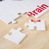 Brain on Fire Autoimmune Encephalitis Puzzle Legpuzzel (Zijkant)