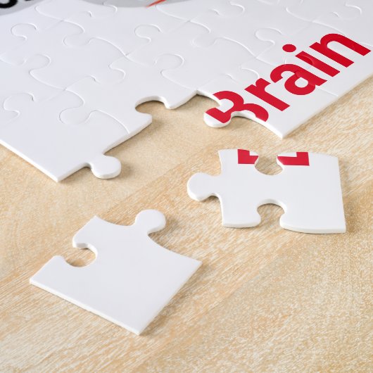 Brain on Fire Autoimmune Encephalitis Puzzle Legpuzzel (Zijkant)