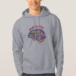 Brain on Fire Hoodie/T - shirts Alle grootten/stij