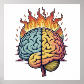 Brain on Fire Poster (Voorkant)