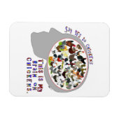 Brain on Kickens Magneet (Horizontaal)