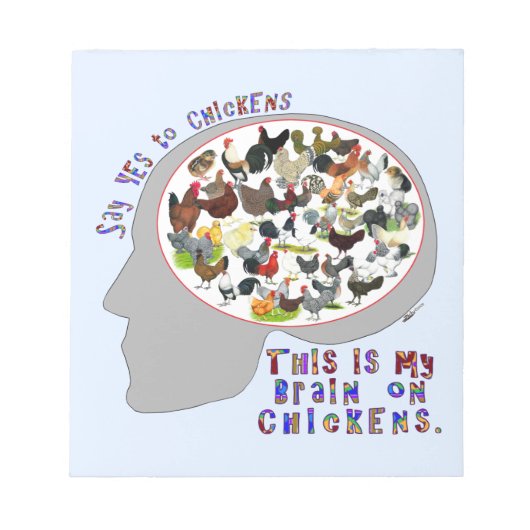Brain on Kickens Notitieblok (Voorkant)