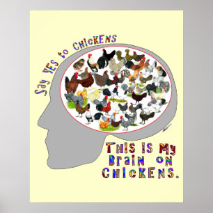 Brain on Kickens Poster