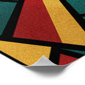 Brain Over Brawn Monkey Poster Funny Gym Nerd Wall (Hoek)