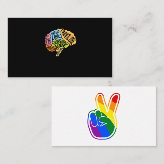 Brain Parts Chirurgische Arts Neurologie chirurgis Informatiekaartje (Voorkant / Achterkant)