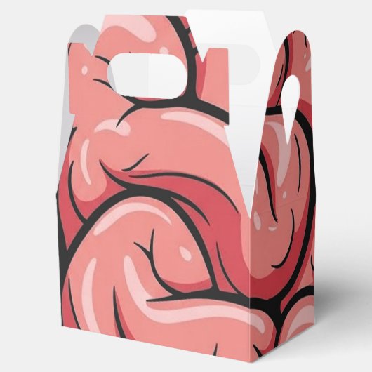 Brain Pattern Favor Box Bedankdoosjes (Geopend)