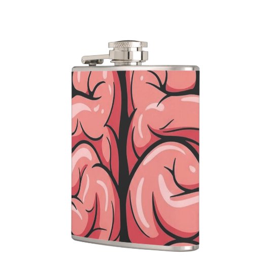 Brain Pattern Flask Heupfles (Links)