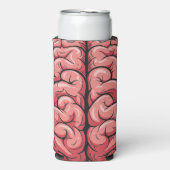 Brain Pattern Foam Can/Bottle Cooler (Seltzer Voorkant)