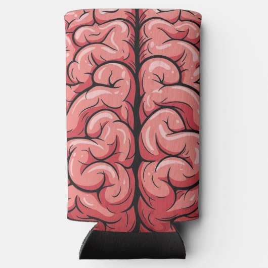 Brain Pattern Foam Can/Bottle Cooler (Achterkant)