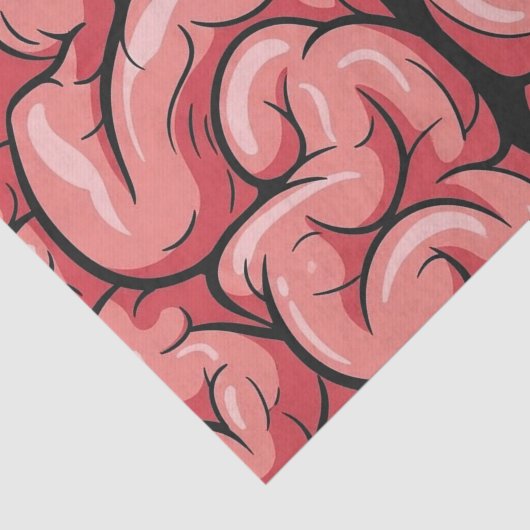 Brain Pattern Tissue Paper Tissuepapier (Detail)