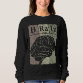 Brain Periodic Table Elements Neurologist Retro Ne Trui (Voorkant)