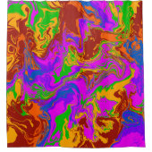 Brain Porridge in het Abstract Douchegordijn (Voorkant)