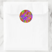 Brain Porridge in het Abstract Ronde Sticker (Tas)
