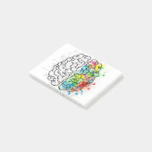 Brain Post-it® Notes (Schuin)