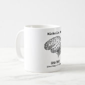 Brain Power Foto van de Mok van koffie (Voorkant links)
